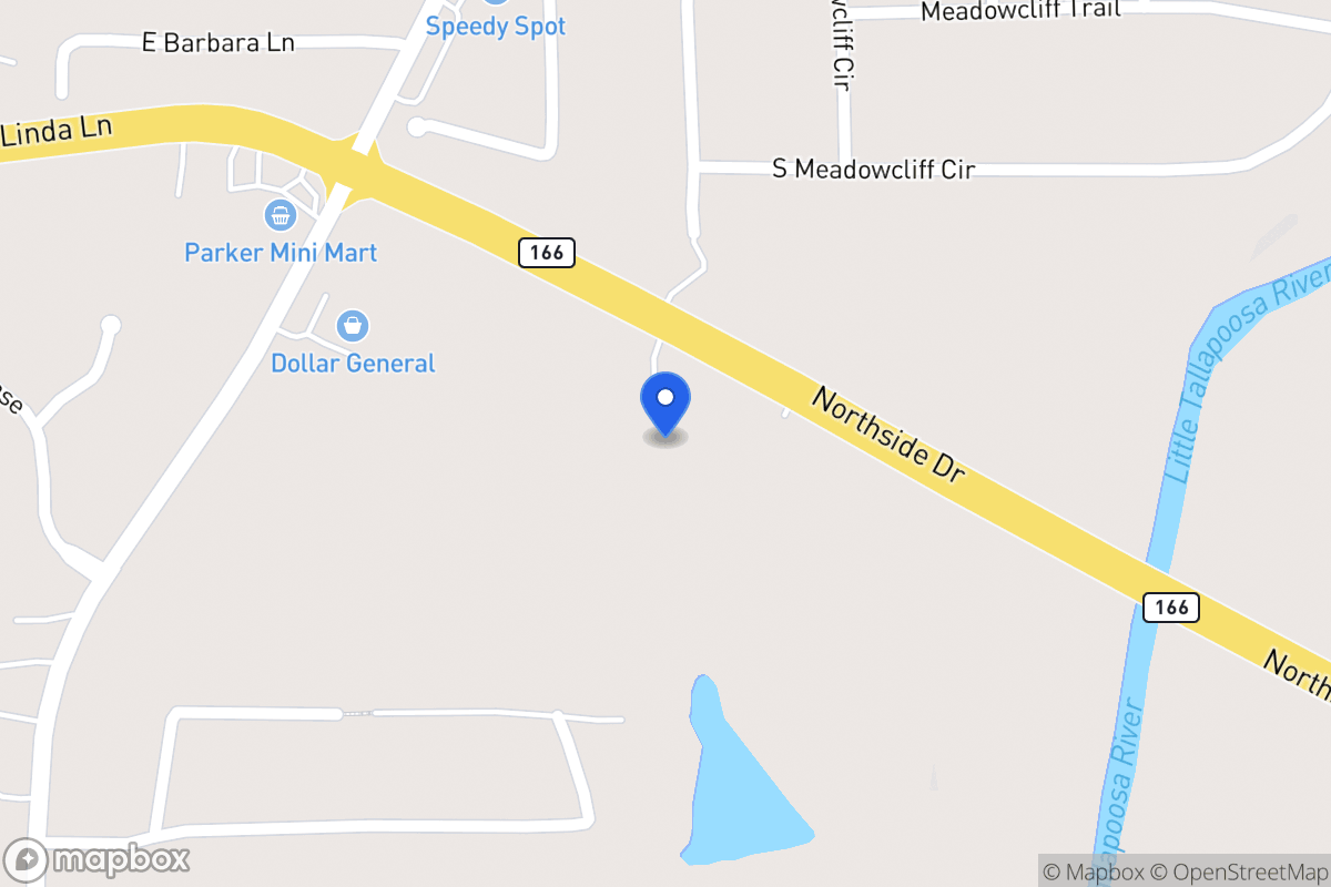 Map of 1420 Northside Dr