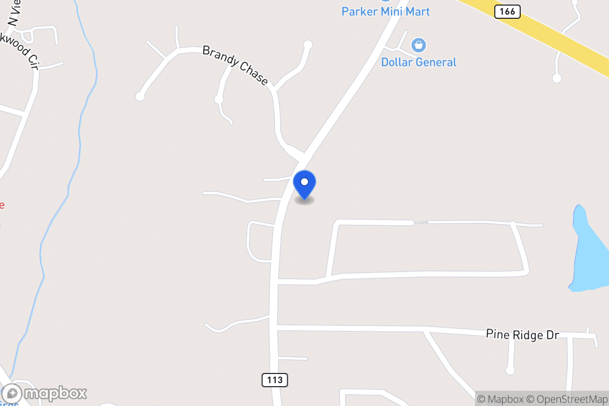 Map of 327 N 113 Hwy