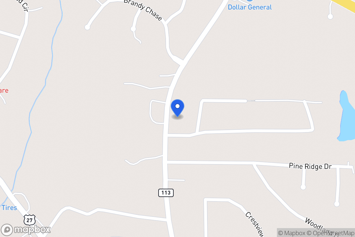 Map of 277 N 113 Hwy
