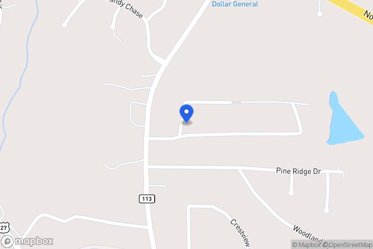 Map of 45 Gibson Dr