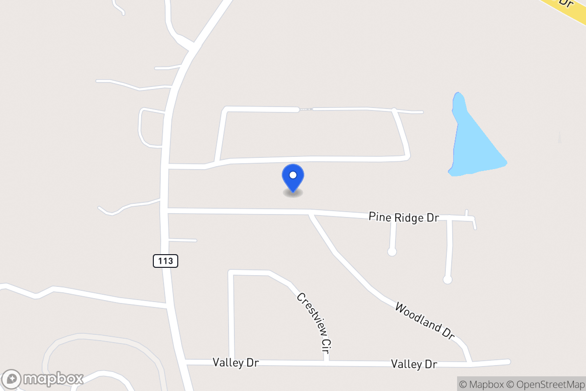 Map of 80 Pine Ridge Dr