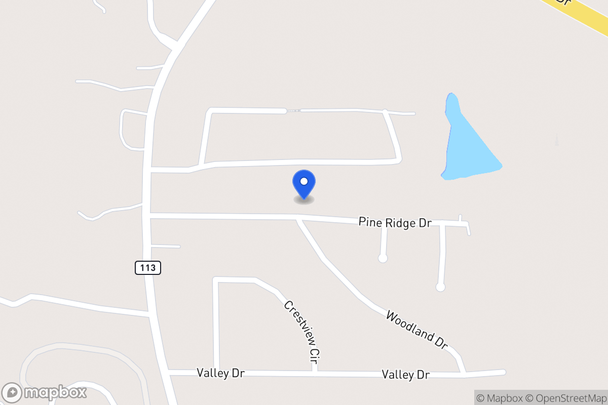 Map of 100 Pine Ridge Dr