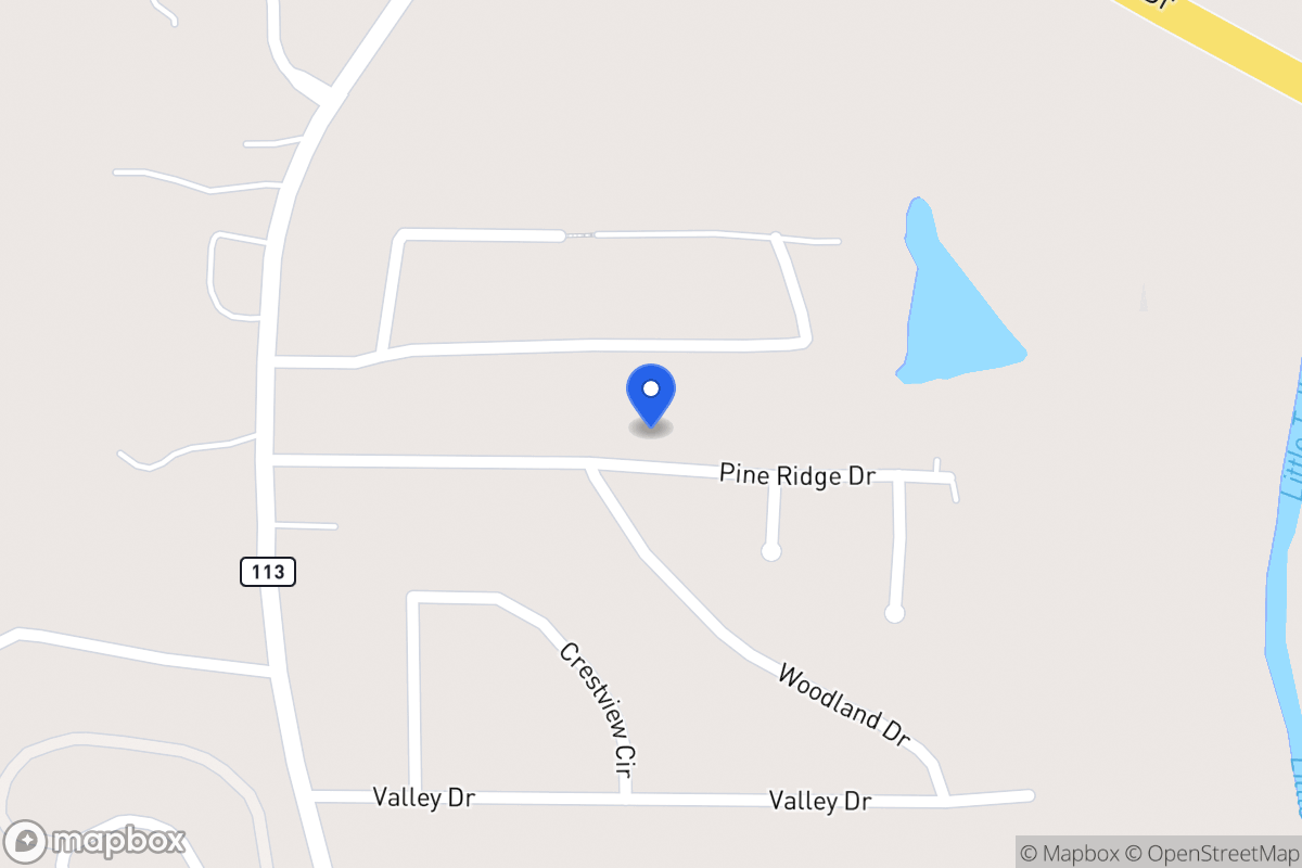 Map of 110 Pine Ridge Dr