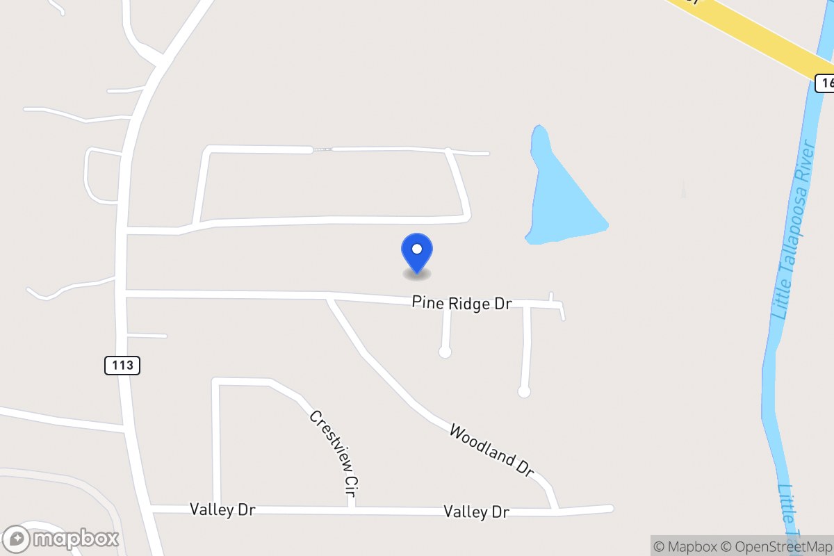 Map of 140 Pine Ridge Dr