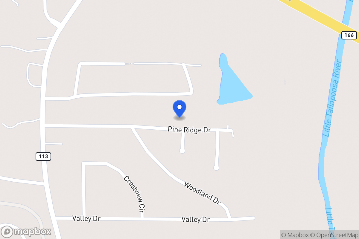 Map of 150 Pine Ridge Dr