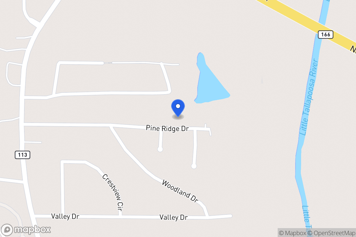 Map of 170 Pine Ridge Dr