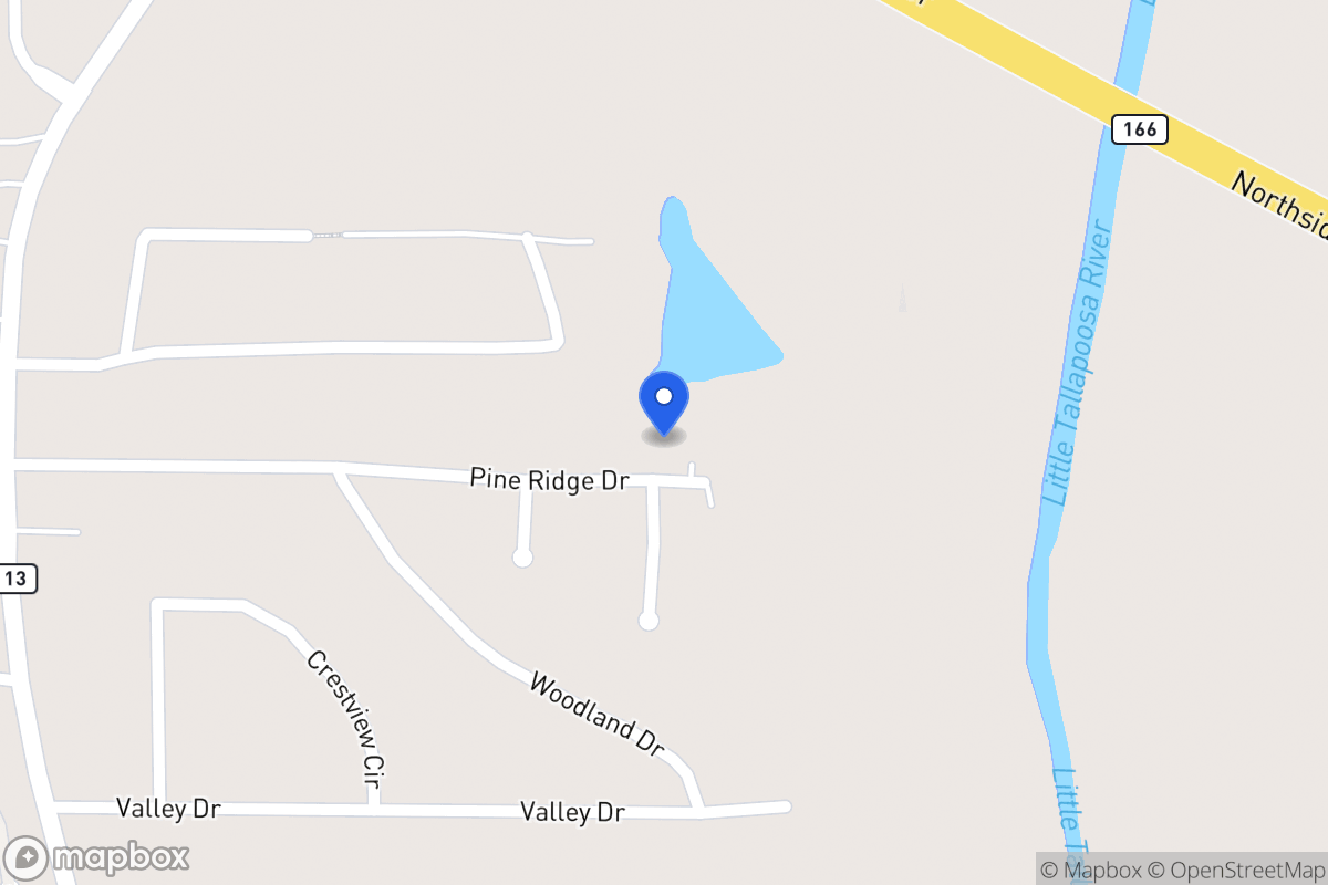 Map of 190 Pine Ridge Dr