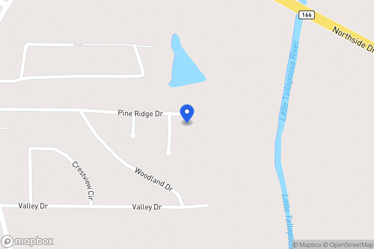Map of 205 Pine Ridge Dr