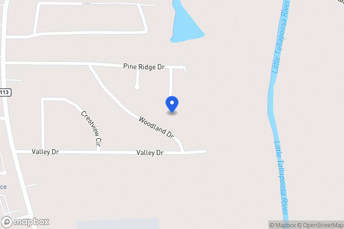 Map of 45 Gracewood Cir