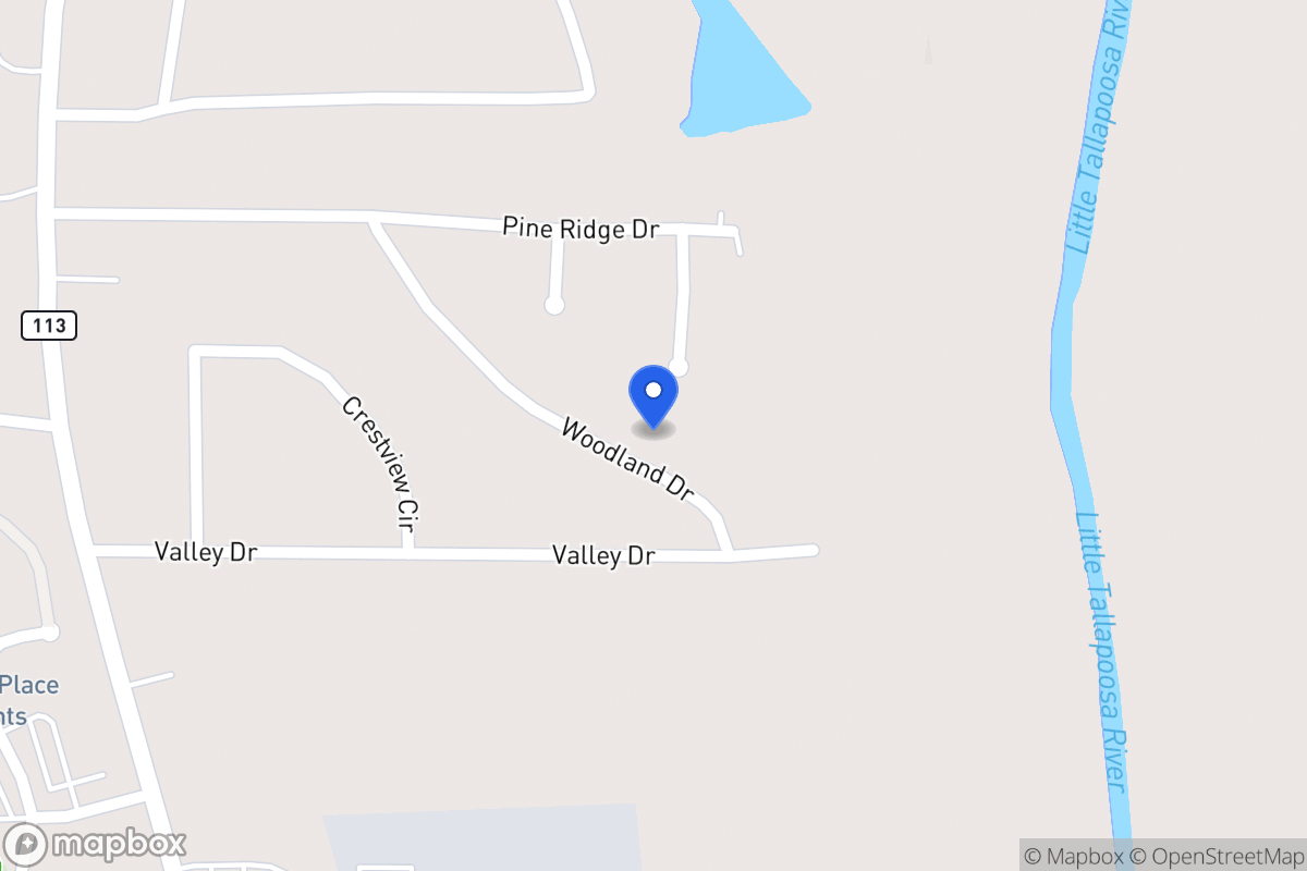Map of 110 Woodland Dr