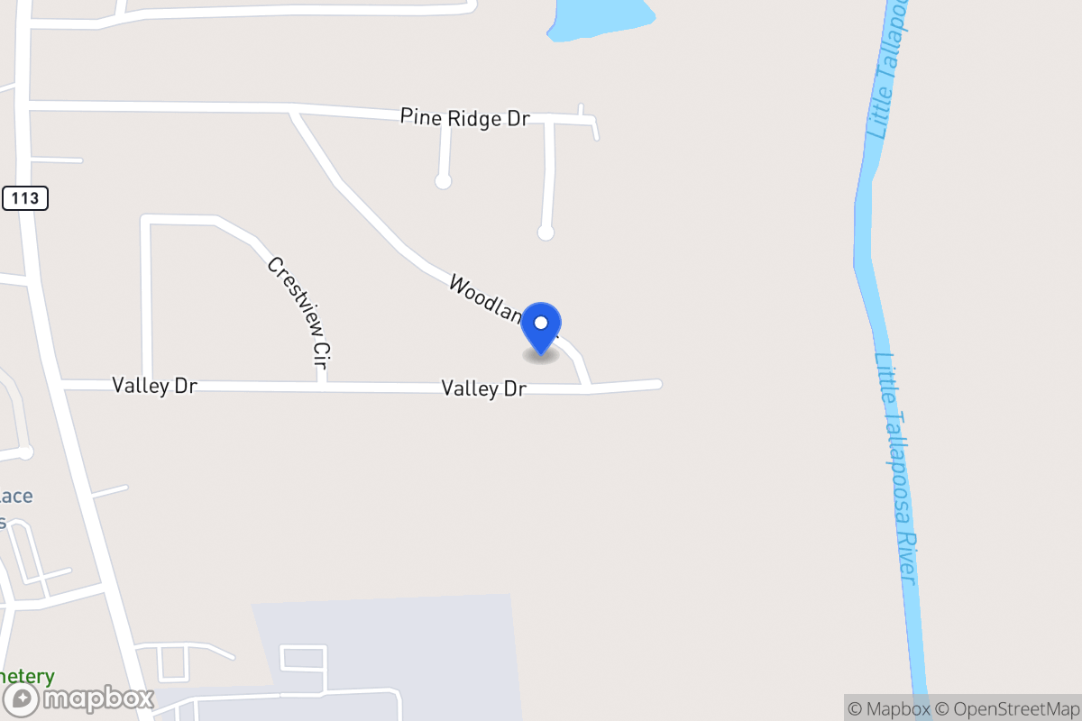 Map of 125 Woodland Dr