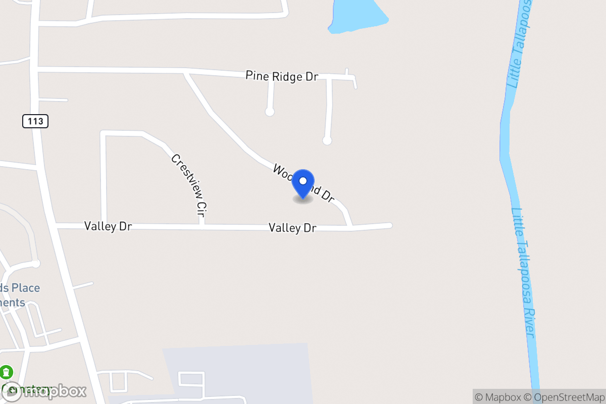 Map of 115 Woodland Dr