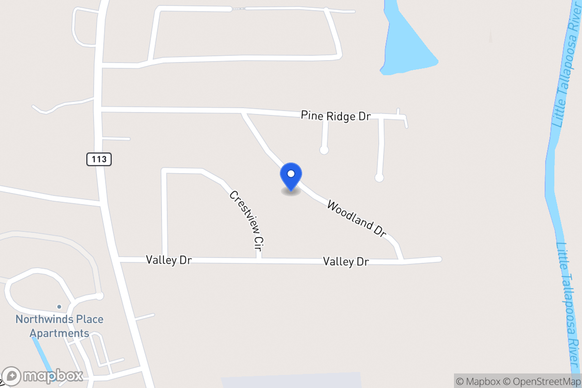 Map of 65 Woodland Dr