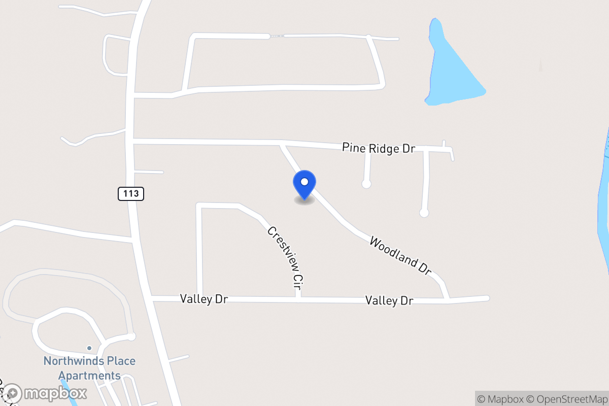 Map of 35 Woodland Dr