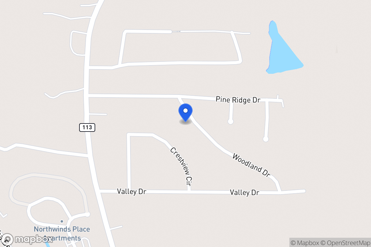 Map of 25 Woodland Dr