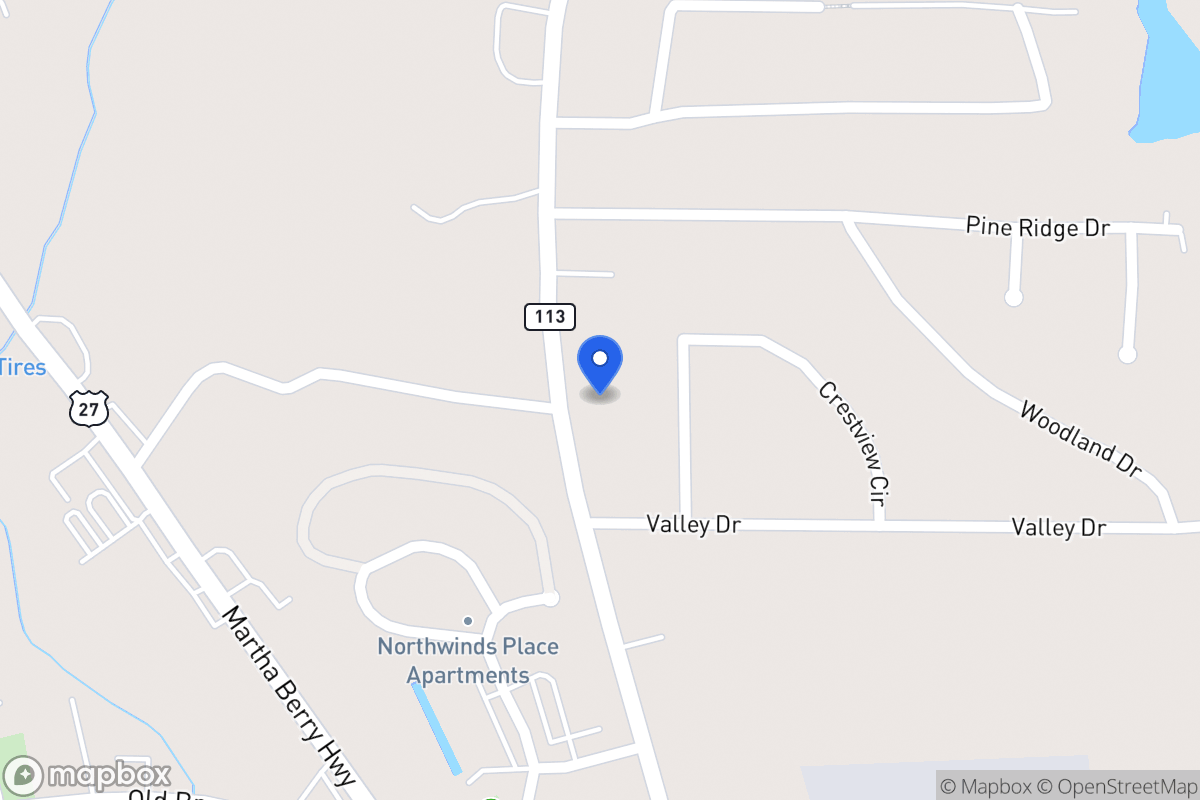 Map of 181 N 113 Hwy