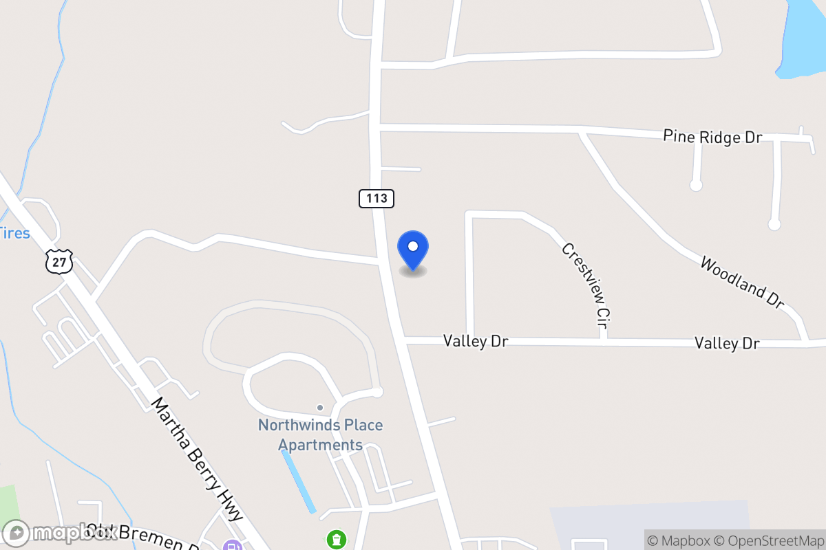 Map of 179 N 113 Hwy