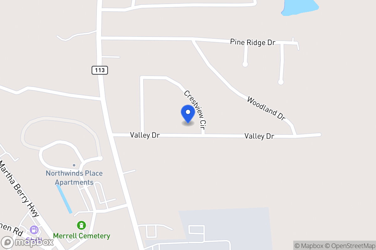 Map of 80 Valley Dr