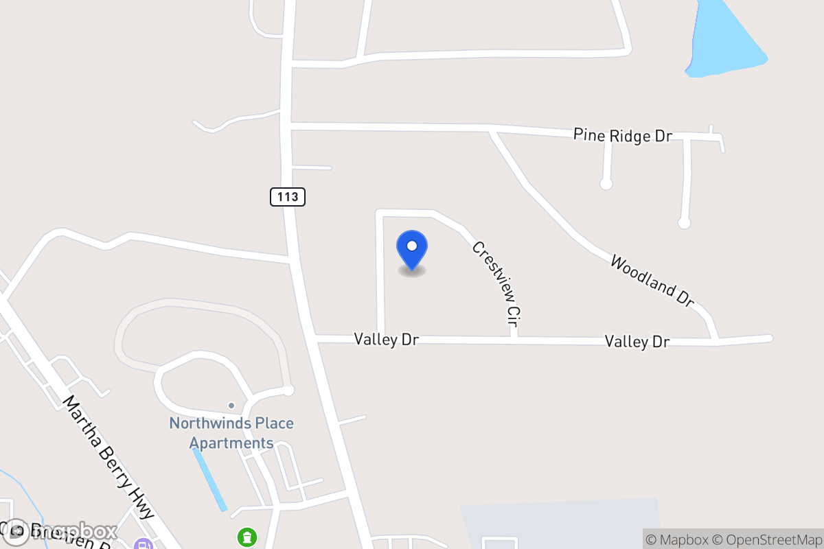 Map of 25 Crestview Cir