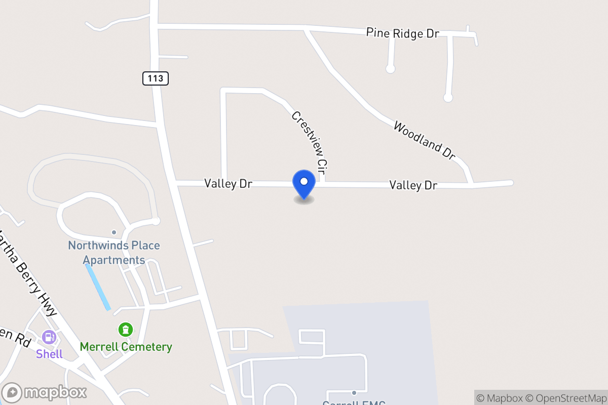 Map of 75 Valley Dr