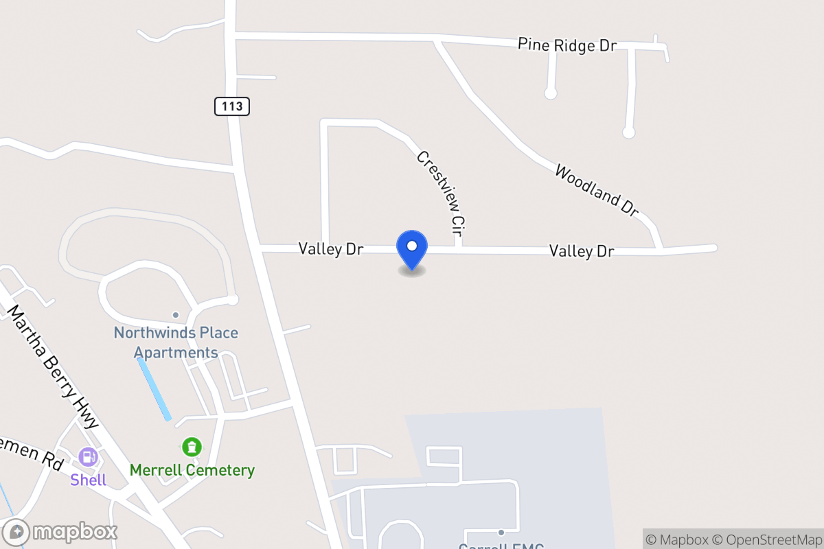 Map of 65 Valley Dr