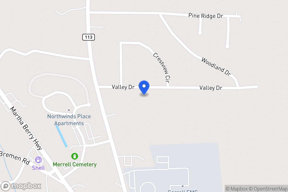 Map of 55 Valley Dr