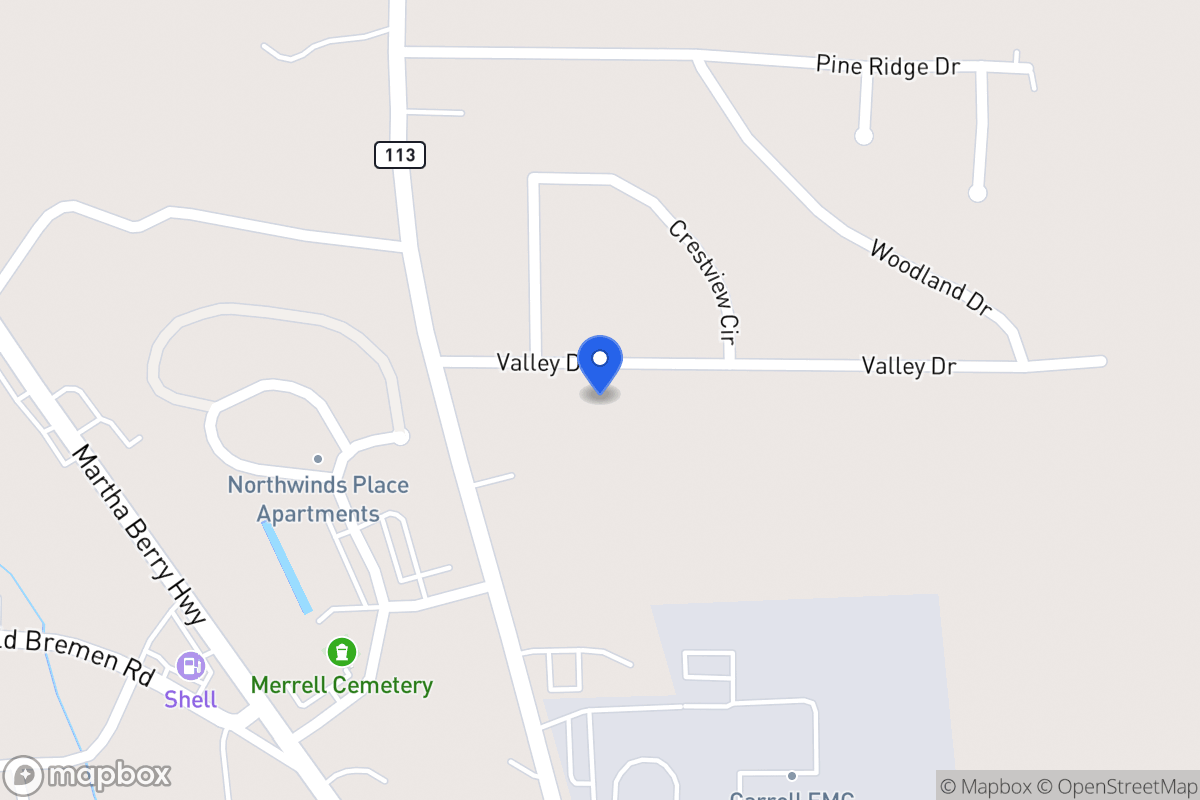 Map of 45 Valley Dr