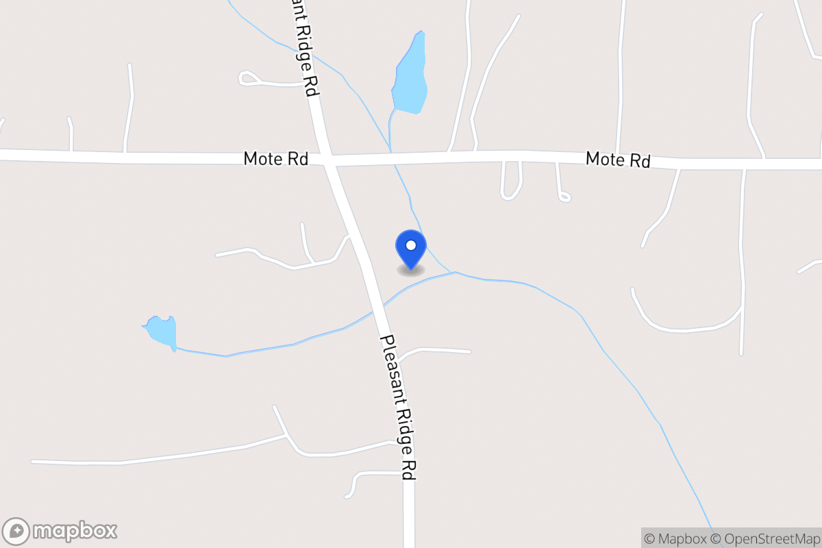 Map of 545 Pleasant Ridge Church Rd