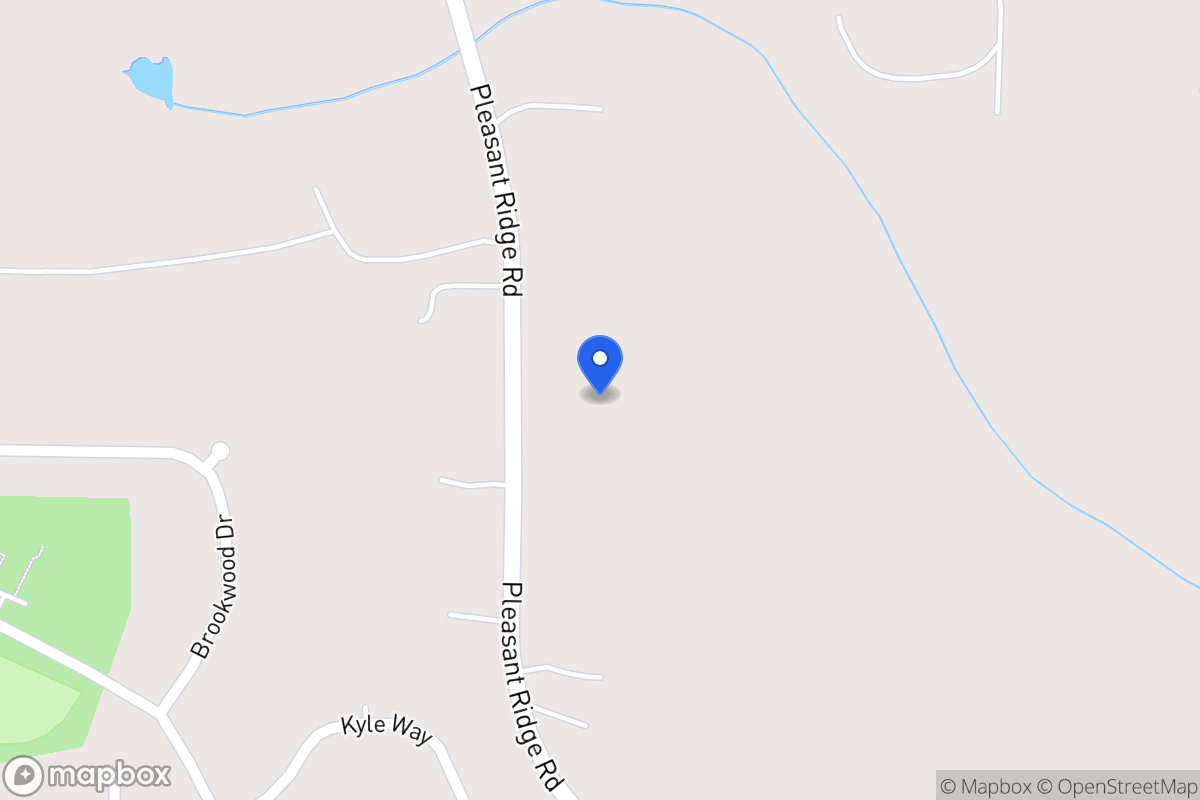 Map of 407 Pleasant Ridge Church Rd