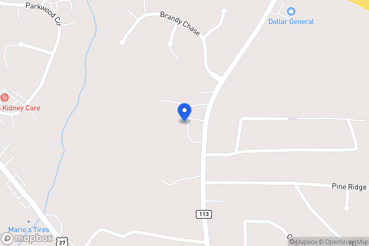 Map of 300 N 113 Hwy