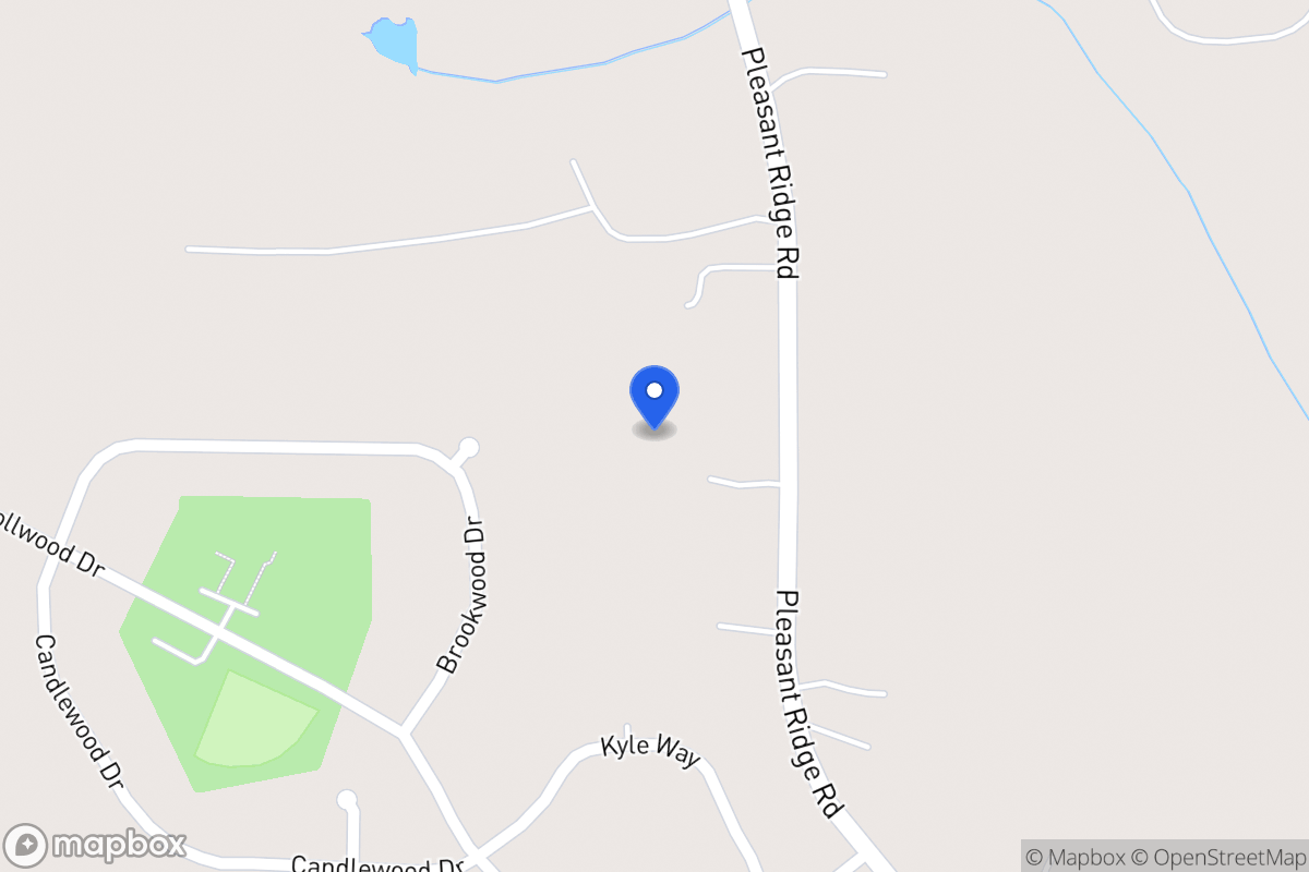 Map of 400 Pleasant Ridge Church Rd