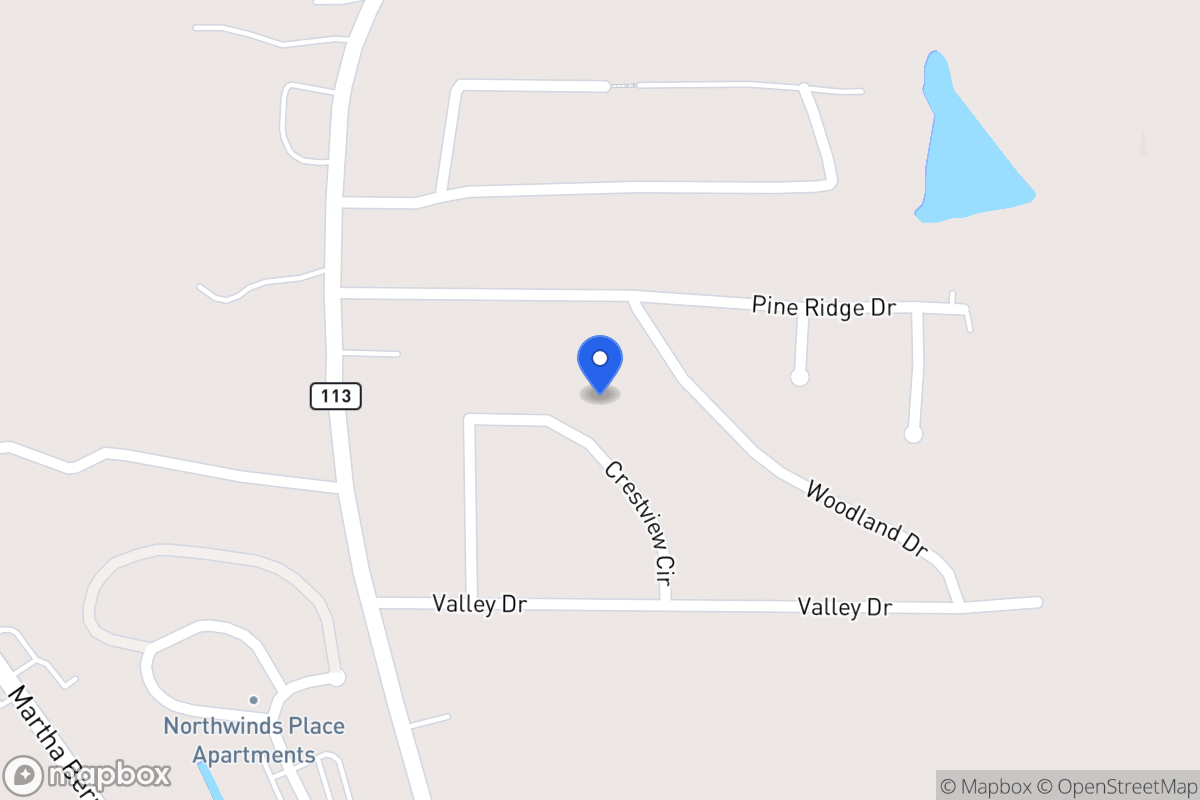 Map of Crestview Cir