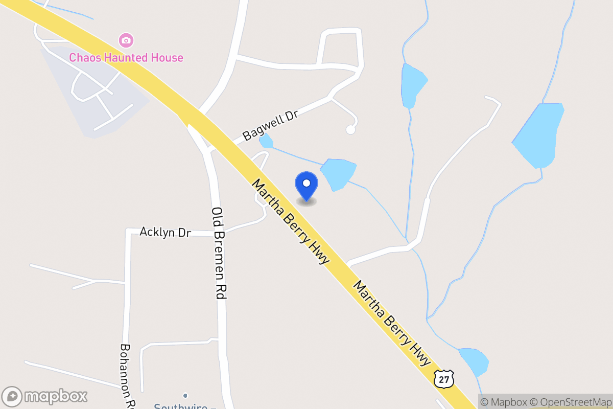 Map of 2107 N 27 Hwy