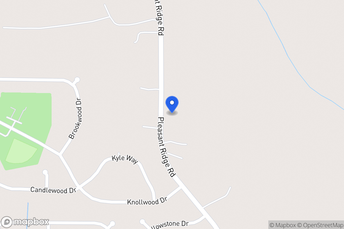 Map of 355 Pleasant Ridge Church Rd