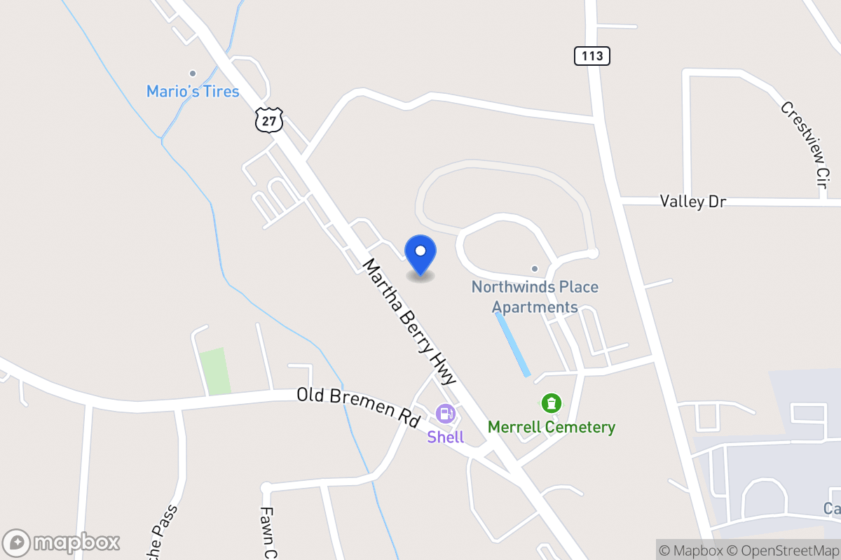 Map of 1445 N Park St