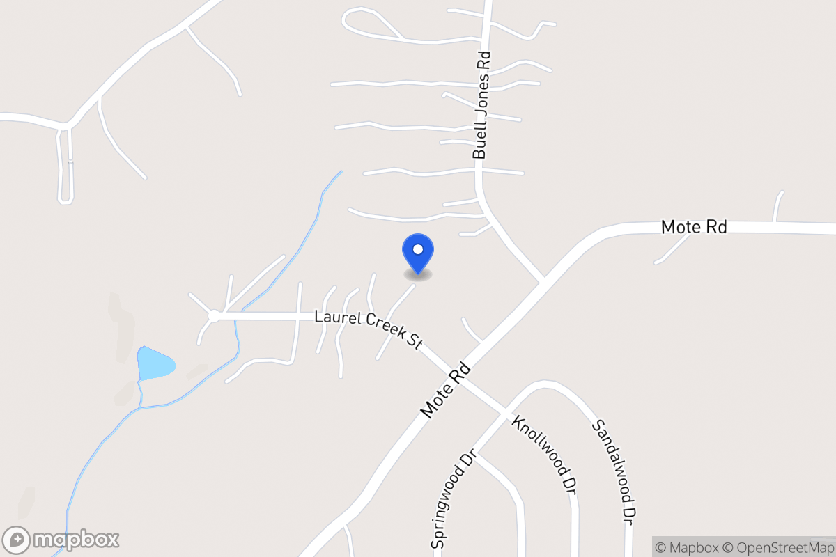 Map of 121 Laurel Creek Ct