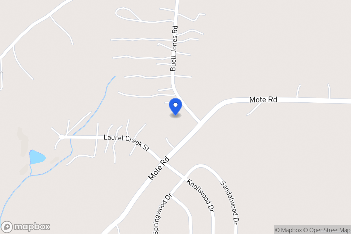 Map of 10 Buell Jones Rd