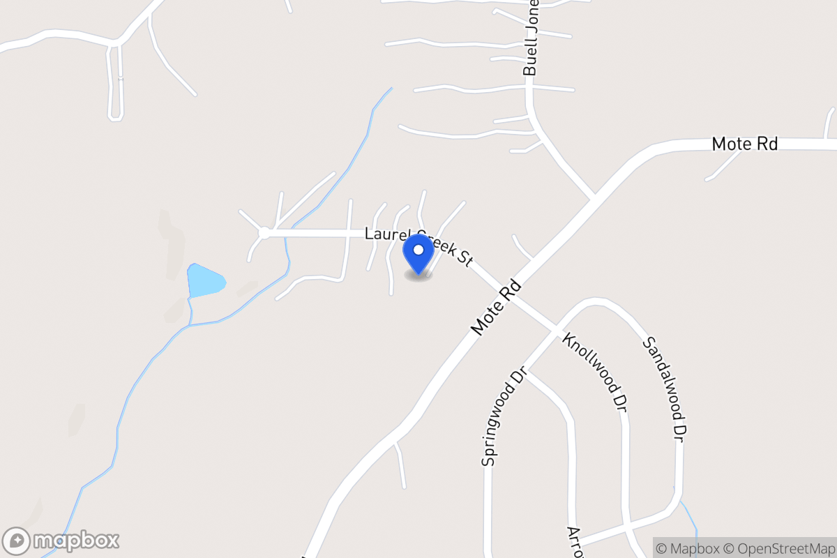 Map of 124 Laurel Creek Ct