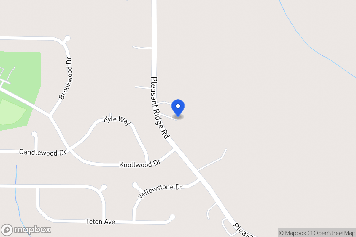 Map of 297 Pleasant Ridge Church Rd