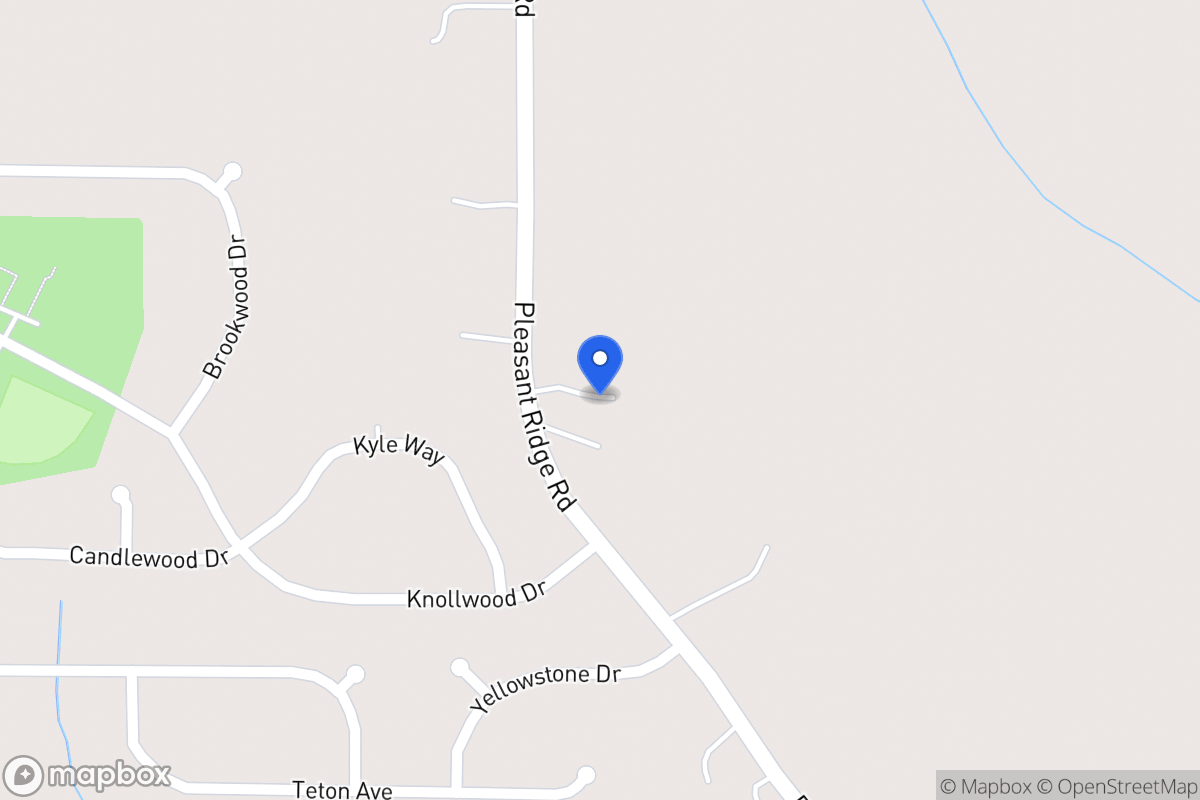 Map of 323 Pleasant Ridge Church Rd