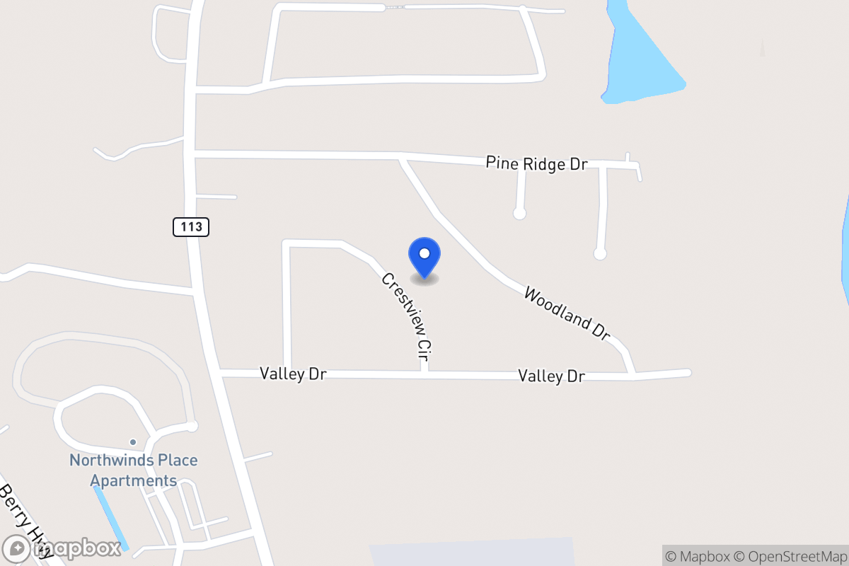 Map of 116 Crestview Cir