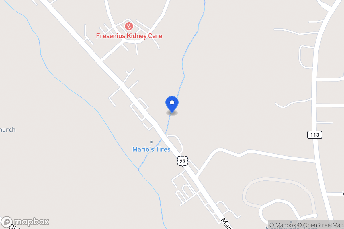 Map of 1577 N 27 Hwy