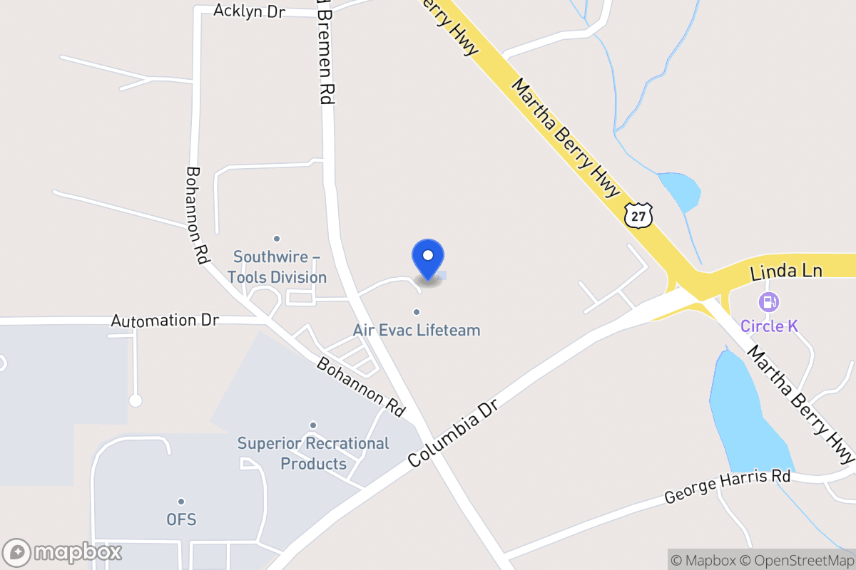 Map of 827 Old Bremen Rd