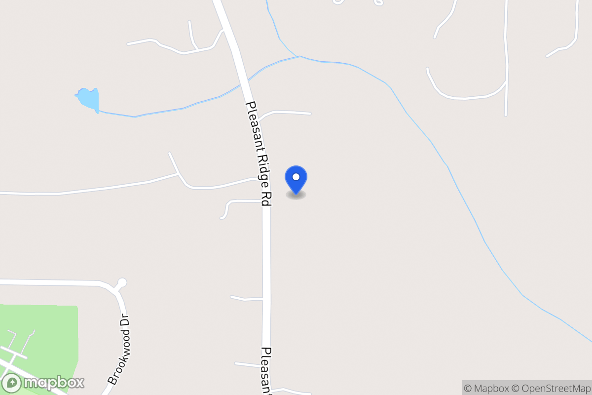 Map of 443 Pleasant Ridge Church Rd