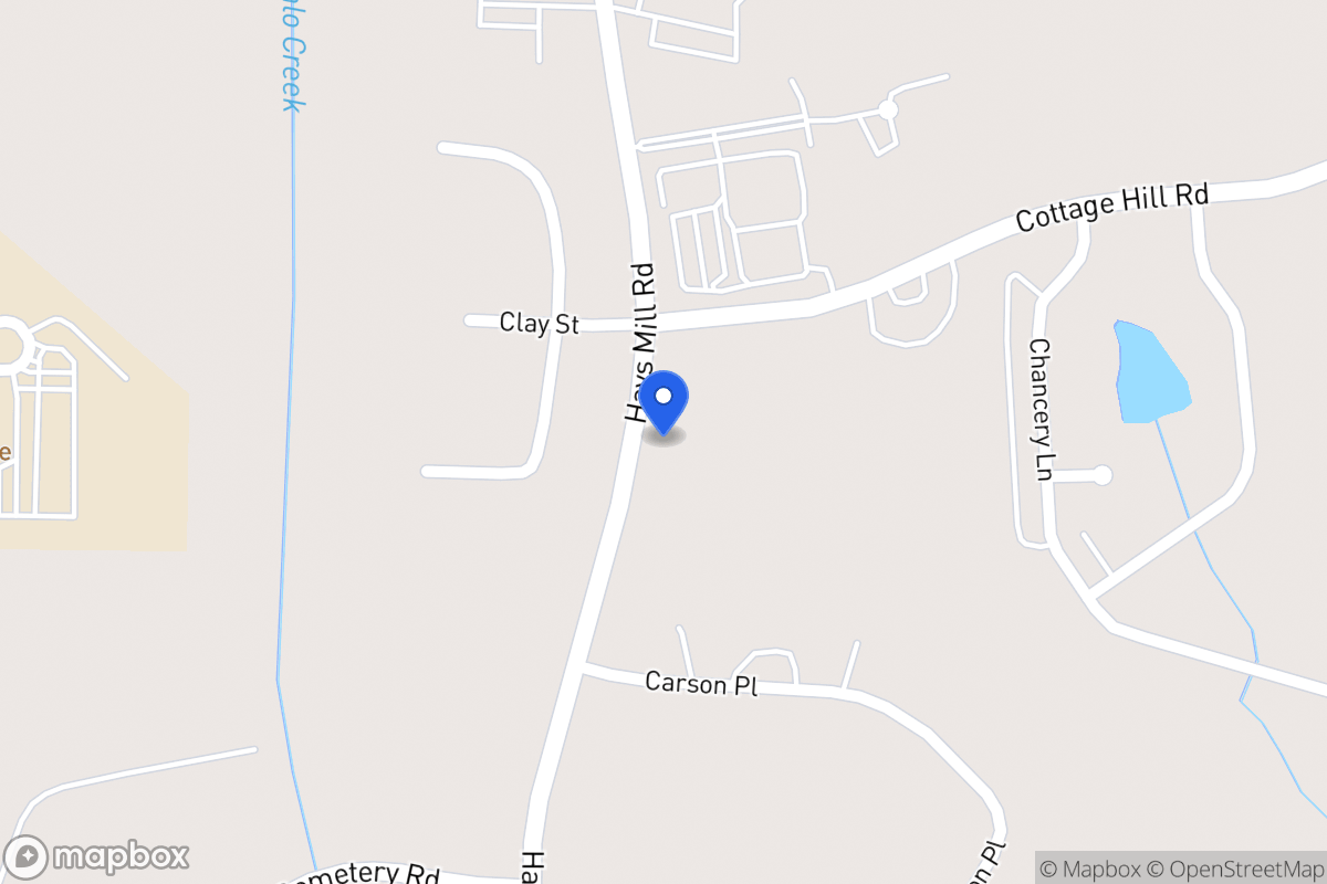 Map of Hays Mill Rd