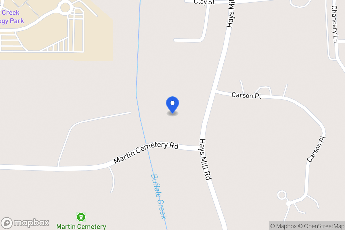 Map of 1129 Hays Mill Rd