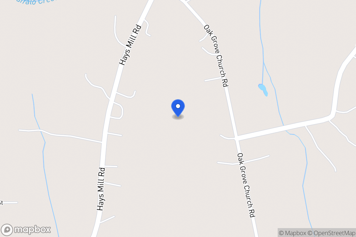 Map of 3264 Oak Grove Church Rd