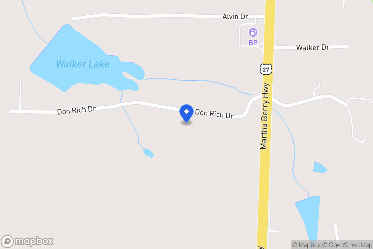Map of 100 Don Rich Dr