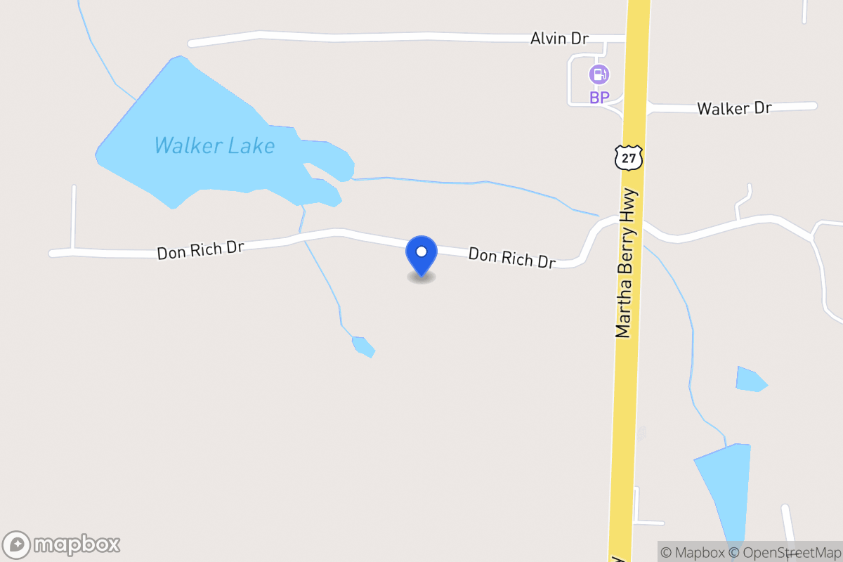 Map of 110 Don Rich Dr