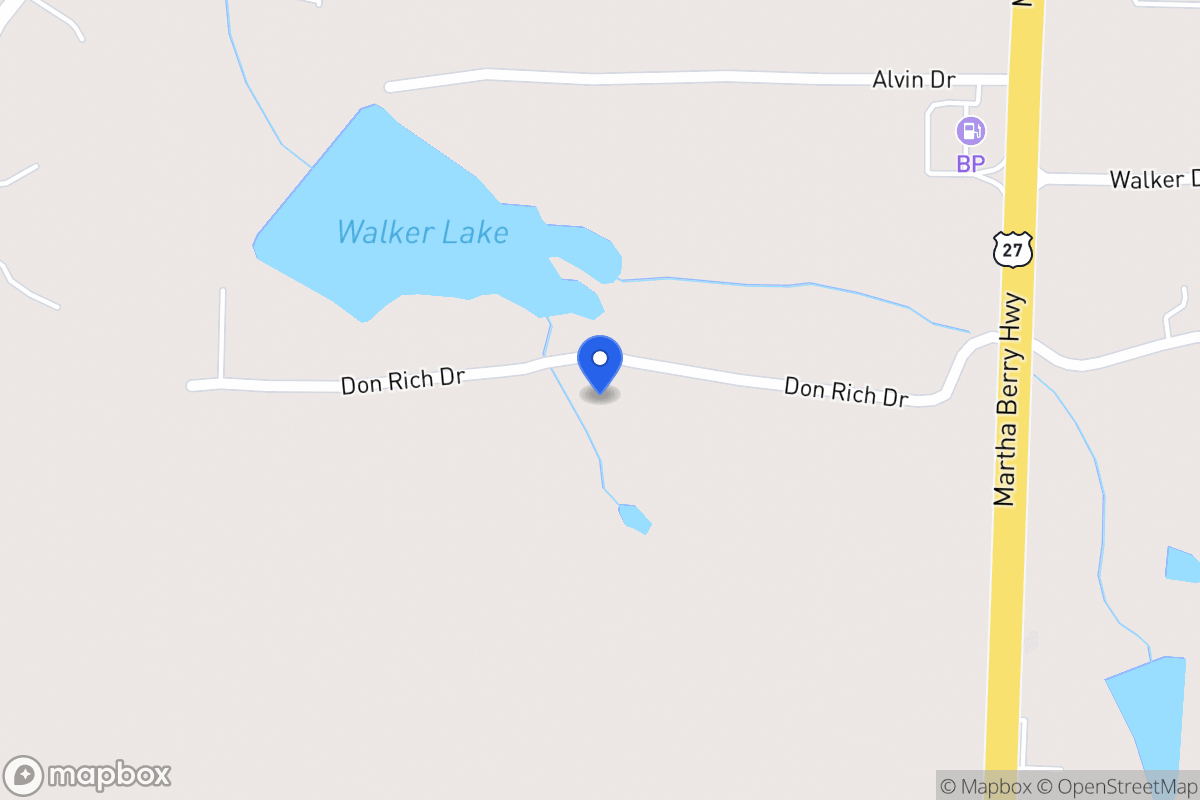 Map of 160 Don Rich Dr